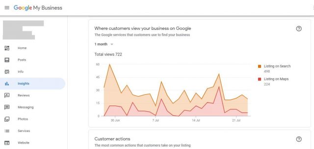 Eher customers view your business on Google